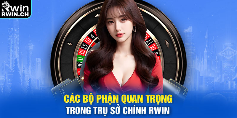 Các bộ phận quan trọng trong trụ sở chính RWIN